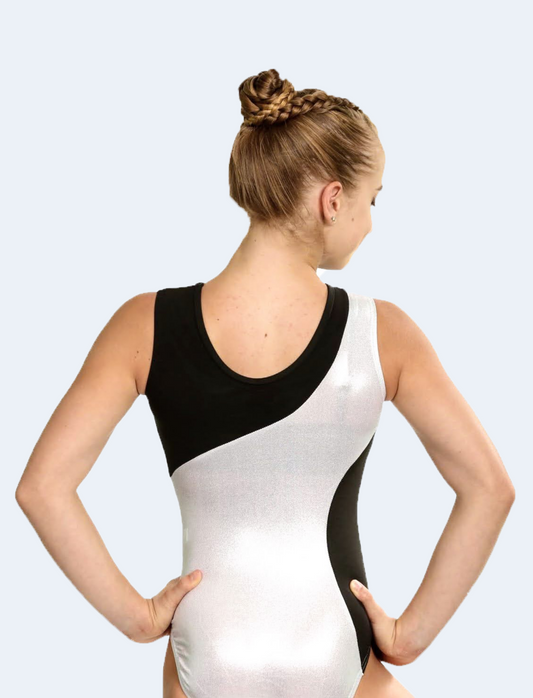 Asymmetric Black and Silver #1030