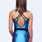 Blue and Purple with Vertical Lace #391