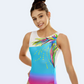 Tropical Electric Gymnastics Leotard For Girls #443