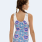 Mosaic Art Gymnastic Leotard For Girls with Silver Mystique #501