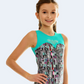 Grunge Datamoshing Sleeveless Gymnastics Leotard