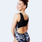 Camouflage Open Back Sleeveless Gymnastics Leotard
