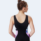 Spring Flowers with Crystal Bow, Gymnastics Leotard  #655