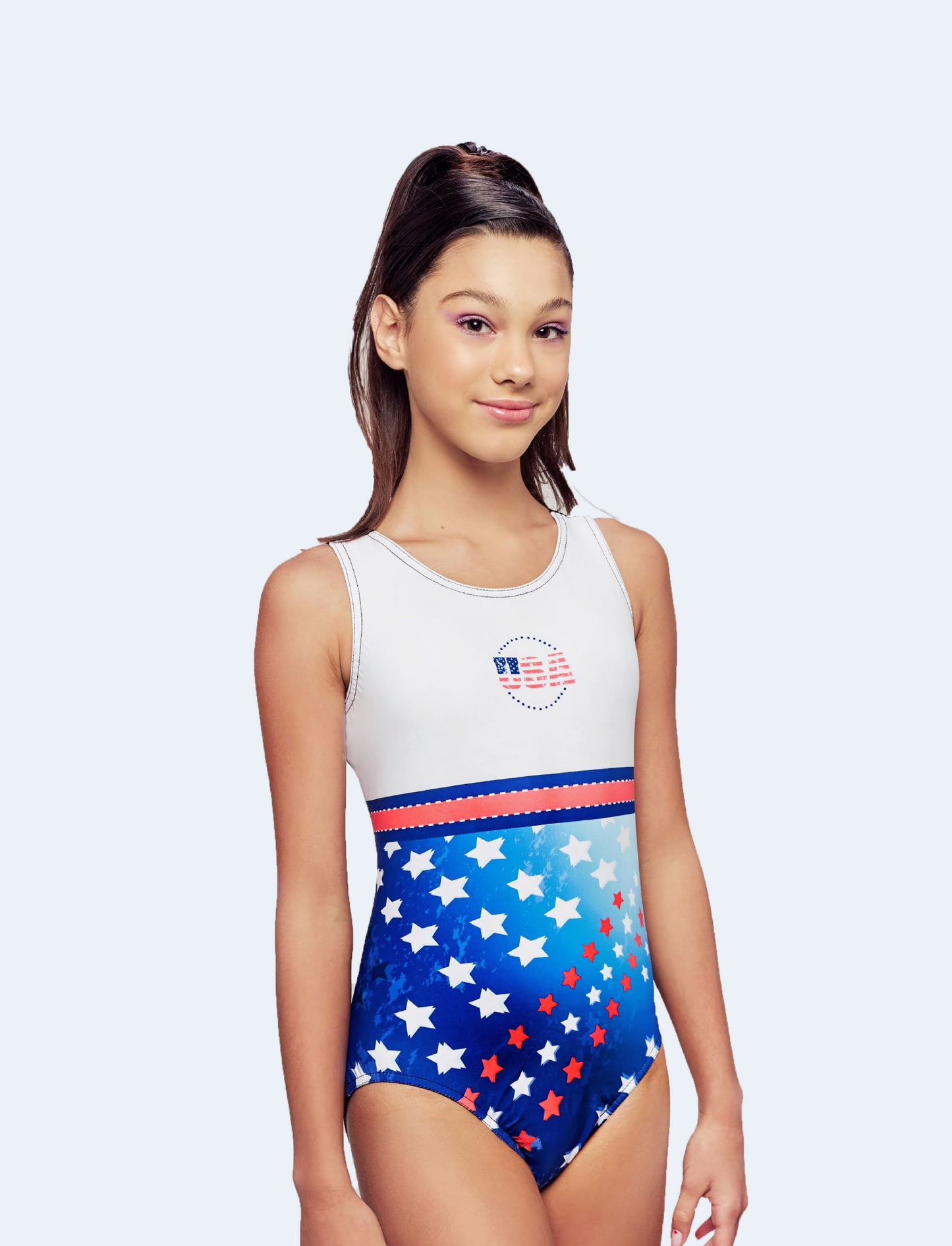 Women and Girl’s Gymnastics Workout Leotard Utopia Garden #318