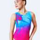 Miss America Girls Leotard For Gymnastics With Star Spangled Accents #212
