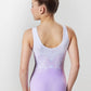 Pastel Colors with Crystal Lace Ornament Gymnastics Leotard #955