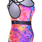 Gymnastic Leotard for Girls Abstract Floral #303