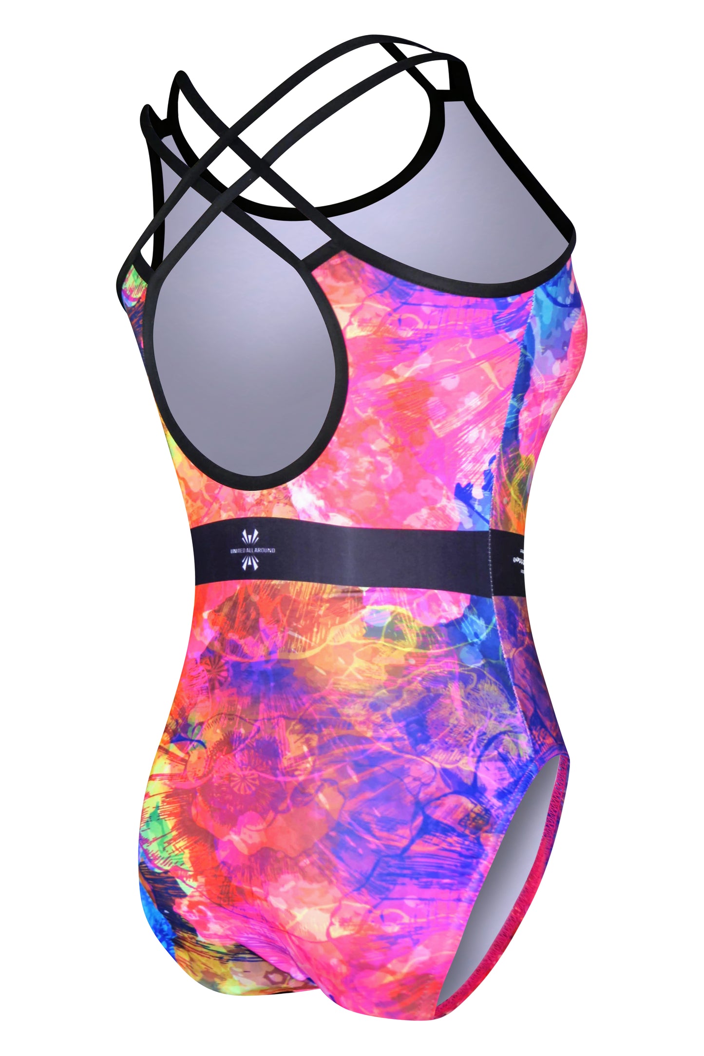 Gymnastic Leotard for Girls Abstract Floral #303