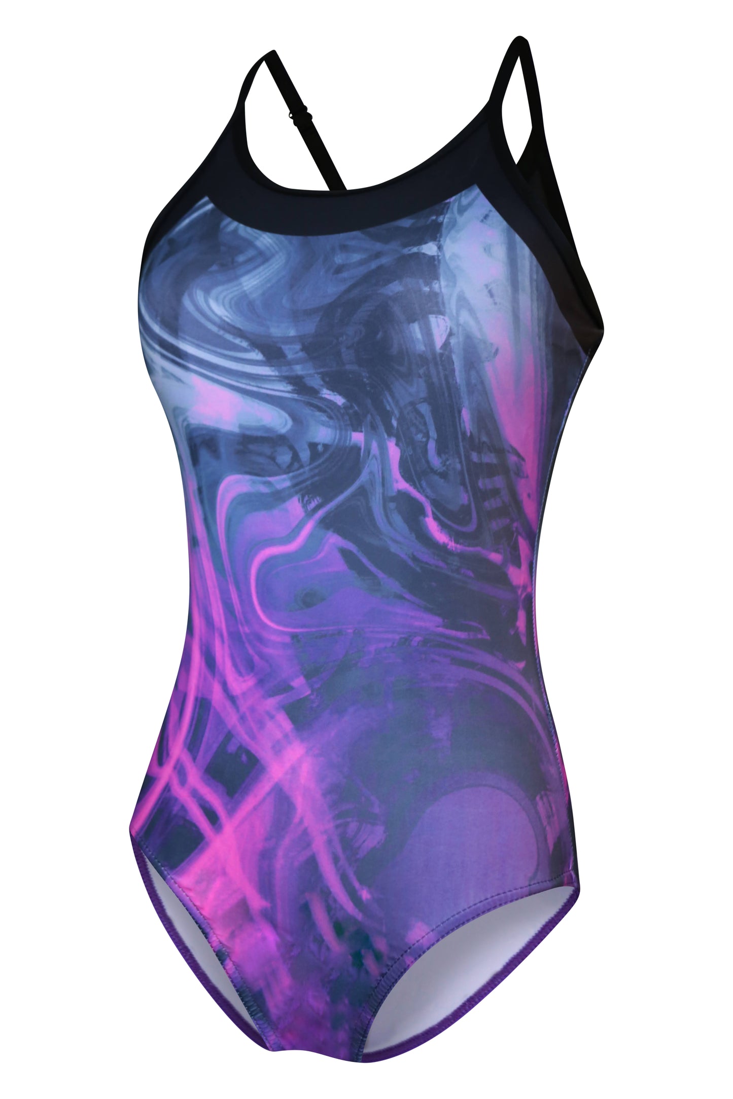 Gymnastic Leotards for Girls Abstract Cardinal Pink and Grey #205