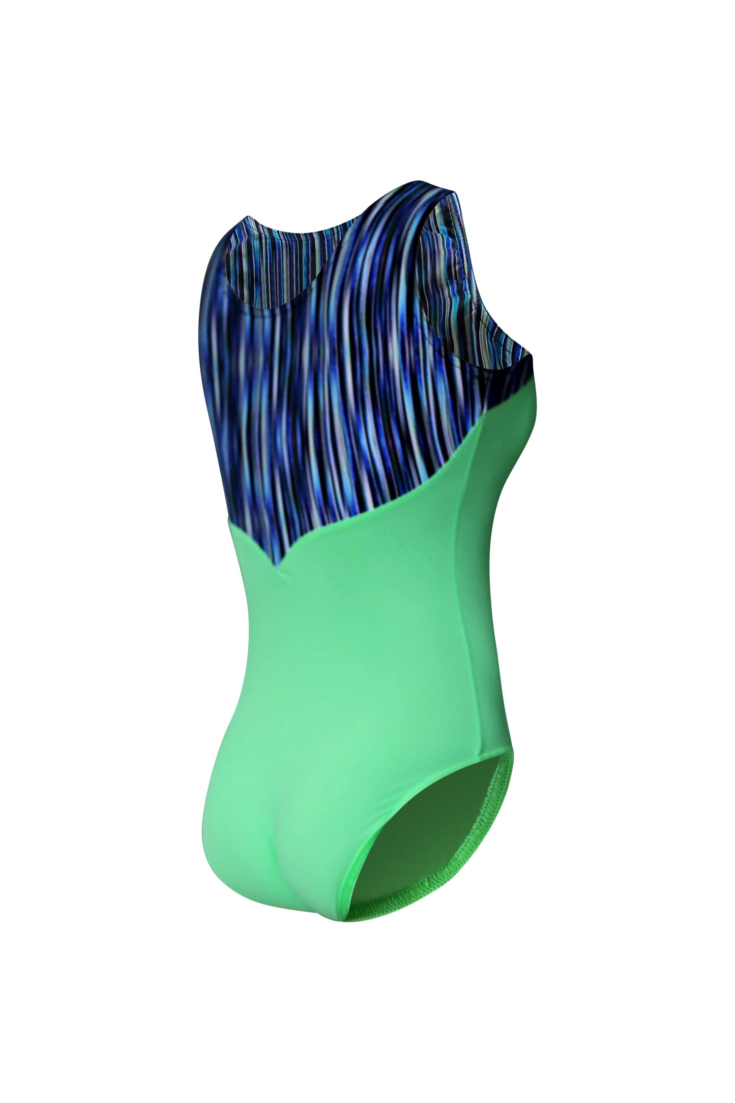 Crystalized Pop Art Gymnastics Leotard For Girls #532A