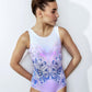 Pastel Colors with Crystal Lace Ornament Gymnastics Leotard #955