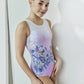 Pastel Colors with Crystal Lace Ornament Gymnastics Leotard #955