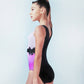 Spring Flowers with Crystal Bow, Gymnastics Leotard  #655